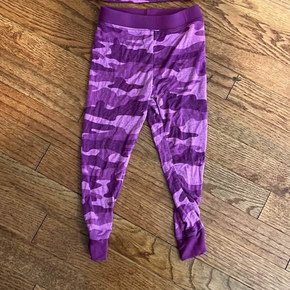 Little Sleepies Berry Camo Two-Piece Short Sleeve Pajama Set - Picture 3 of 5